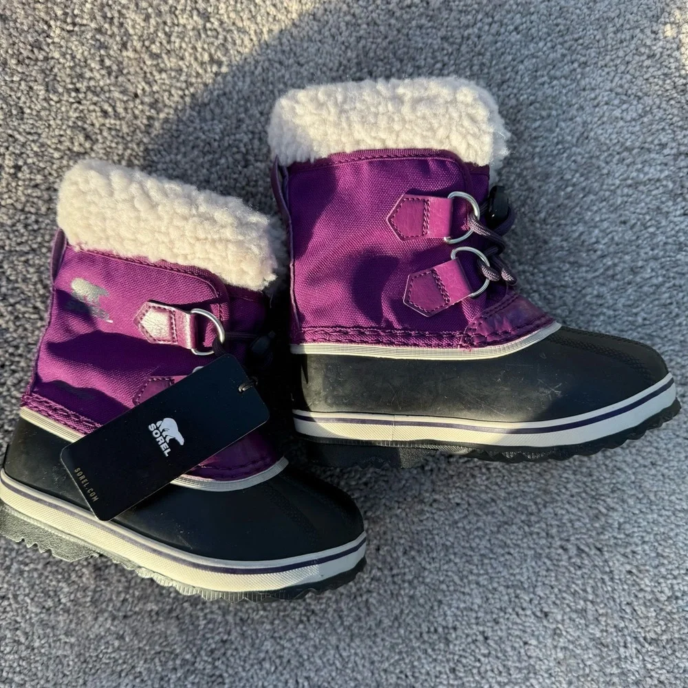 NEW Sorel YOOT PAC Nylon Waterproof Insulated Boots w/removable washable liner